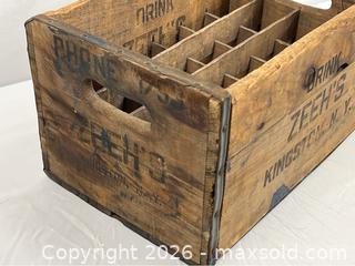 MaxSold Auction: Vintage Zeeh’s Wooden Beverage Crate - Campbell (California, USA) PARTNER MANAGED Estate Sale Online Auction - Dell Avenue