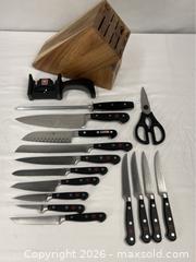 MaxSold Auction: Wusthof Kitchen Cutlery Tool Set in Block - Campbell (California, USA) PARTNER MANAGED Estate Sale Online Auction - Dell Avenue