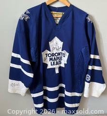 MaxSold Auction: Signed Vintage Koho Toronto Maple Leafs hockey Jersey  - Toronto (Ontario, Canada) SELLER MANAGED Estate Sale Online Auction - Magnetic Drive