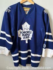 MaxSold Auction: Signed Vintage Koho Toronto Maple Leafs hockey Jersey  - Toronto (Ontario, Canada) SELLER MANAGED Estate Sale Online Auction - Magnetic Drive