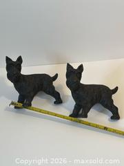 MaxSold Auction: Vintage Cast Iron Scotty Dog Doorstop Set - Toronto (Ontario, Canada) SELLER MANAGED Estate Sale Online Auction - Magnetic Drive