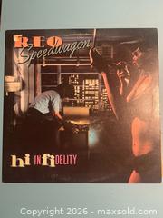 MaxSold Auction: Vintage REO Speedwagon "hi Infidelity" Vinyl  - Toronto (Ontario, Canada) SELLER MANAGED Estate Sale Online Auction - Magnetic Drive