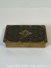 MaxSold Auction: Vintage Small Brass Jewelry Box - Toronto (Ontario, Canada) SELLER MANAGED Estate Sale Online Auction - Magnetic Drive