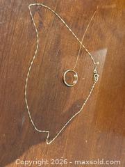 MaxSold Auction: 10K Gold Ring and Rope Chain Necklace A - Toronto (Ontario, Canada) Downsizing Online Auction - Blantyre Avenue