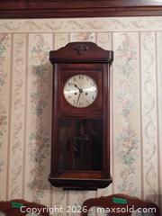 MaxSold Auction: Antique Kienzle Wood, Brass & Glass Wall Clock B - Toronto (Ontario, Canada) Downsizing Online Auction - Blantyre Avenue