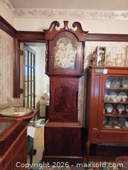 MaxSold Auction: Antique Mahogany Grandfather / Longcase Clock D - Toronto (Ontario, Canada) Downsizing Online Auction - Blantyre Avenue