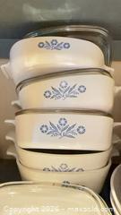 MaxSold Auction: CorningWare Blue Floral Cornflower-Style Glass Bakeware Set B - Toronto (Ontario, Canada) Downsizing Online Auction - Blantyre Avenue