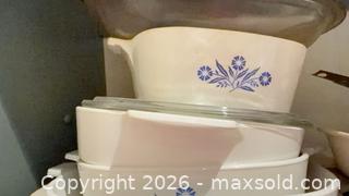 MaxSold Auction: CorningWare Cornflower White & Blue B - Toronto (Ontario, Canada) Downsizing Online Auction - Blantyre Avenue