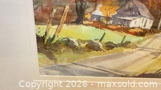MaxSold Auction: David Armstrong Signed Watercolour Painting B - Toronto (Ontario, Canada) Downsizing Online Auction - Blantyre Avenue