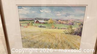 MaxSold Auction: Original Watercolor Landscape Painting, Signed S. Deaville / G. Naude B - Toronto (Ontario, Canada) Downsizing Online Auction - Blantyre Avenue