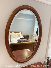 MaxSold Auction: Oval Wood Wall Mirror C - Toronto (Ontario, Canada) Downsizing Online Auction - Blantyre Avenue