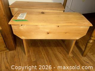 MaxSold Auction: Pair of Pine Rustic/Farmhouse Benches C - Toronto (Ontario, Canada) Downsizing Online Auction - Blantyre Avenue