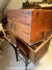 MaxSold Auction: Pair of Rustic Wooden Crates B - Toronto (Ontario, Canada) Downsizing Online Auction - Blantyre Avenue