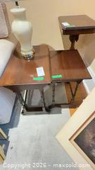 MaxSold Auction: Pair of Wood Nesting Tables D - Toronto (Ontario, Canada) Downsizing Online Auction - Blantyre Avenue