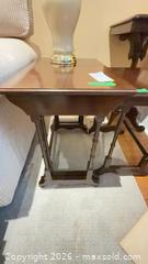 MaxSold Auction: Pair of Wood Nesting Tables D - Toronto (Ontario, Canada) Downsizing Online Auction - Blantyre Avenue