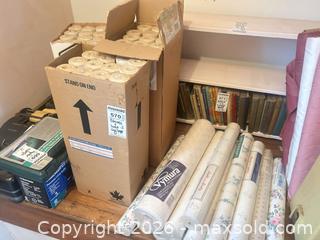 MaxSold Auction: Rolls of Floral Wallpaper B - Toronto (Ontario, Canada) Downsizing Online Auction - Blantyre Avenue