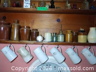 MaxSold Auction: Vintage Bourne Denby Ceramic & Glass Pitchers and Bottles B - Toronto (Ontario, Canada) Downsizing Online Auction - Blantyre Avenue