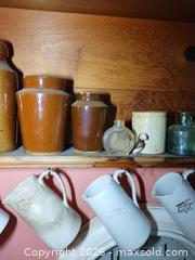 MaxSold Auction: Vintage Bourne Denby Ceramic & Glass Pitchers and Bottles B - Toronto (Ontario, Canada) Downsizing Online Auction - Blantyre Avenue