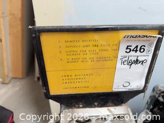 MaxSold Auction: Vintage Rotary Dial Payphone (Coin-Operated) B - Toronto (Ontario, Canada) Downsizing Online Auction - Blantyre Avenue