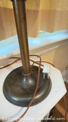 MaxSold Auction: Vintage Table Lamp with Glass Shade B - Toronto (Ontario, Canada) Downsizing Online Auction - Blantyre Avenue