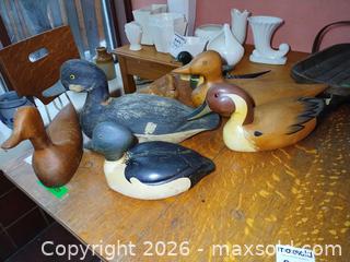 MaxSold Auction: Wood Hand-Carved Duck Decoys, Signed & Unsigned Makers B - Toronto (Ontario, Canada) Downsizing Online Auction - Blantyre Avenue