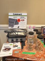 MaxSold Auction: Cuisinart Griddler/Griddler Waffle Plates/Glass mason jars - Toronto (Ontario, Canada) SELLER MANAGED Downsizing Online Auction - Joicey Boulevard