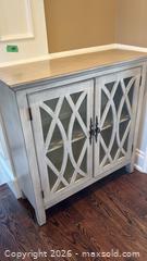 MaxSold Auction: Light Gray Weathered Wood Farmhouse Cabinet - Toronto (Ontario, Canada) SELLER MANAGED Downsizing Online Auction - Joicey Boulevard