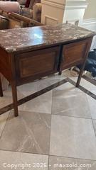 MaxSold Auction: Marble Top Solid Wood Credenza - Toronto (Ontario, Canada) SELLER MANAGED Downsizing Online Auction - Joicey Boulevard