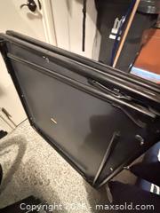MaxSold Auction: Pair of Black Rectangular Folding Tables - Toronto (Ontario, Canada) SELLER MANAGED Downsizing Online Auction - Joicey Boulevard