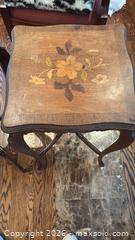 MaxSold Auction: Pair of Vintage Wood Accent Tables - Toronto (Ontario, Canada) SELLER MANAGED Downsizing Online Auction - Joicey Boulevard