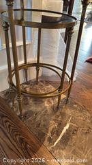 MaxSold Auction: Round Glass-Top Side Tables  - Toronto (Ontario, Canada) SELLER MANAGED Downsizing Online Auction - Joicey Blvd 