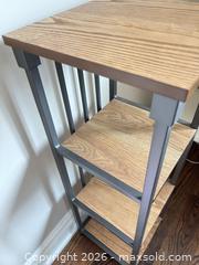 MaxSold Auction: Solid Wood Narrow Shelving Unit - Toronto (Ontario, Canada) SELLER MANAGED Downsizing Online Auction - Joicey Boulevard