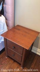 MaxSold Auction: Solid Wood Nightstand  - Toronto (Ontario, Canada) SELLER MANAGED Downsizing Online Auction - Joicey Blvd 