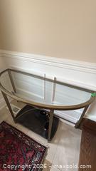 MaxSold Auction: Table with Metal Frame and Glass Top - Toronto (Ontario, Canada) SELLER MANAGED Downsizing Online Auction - Joicey Boulevard