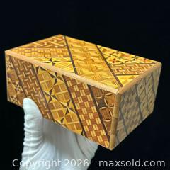 MaxSold Auction: Japanese Himitsu-Bako Secret Puzzle Box - Richmond (British Columbia, Canada) SELLER MANAGED Moving Online Auction - Gollner Avenue (CONDO)