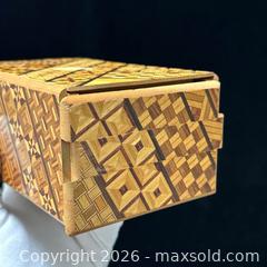 MaxSold Auction: Japanese Himitsu-Bako Secret Puzzle Box - Richmond (British Columbia, Canada) SELLER MANAGED Moving Online Auction - Gollner Avenue (CONDO)