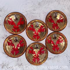 MaxSold Auction: Pasabahce Persian Tea Set 2-3/4oz - Six Authentic Pasabahce Sylvana Red & Gold Tea Pairs 42411 - Richmond (British Columbia, Canada) SELLER MANAGED Moving Online Auction - Gollner Avenue (CONDO)