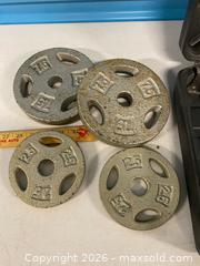 MaxSold Auction: Adjustable Dumbbell Set with Weights and Case - Vancouver (British Columbia, Canada) SELLER MANAGED Reseller Online Auction - East 7th Avenue (STORAGE)