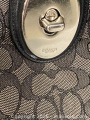 MaxSold Auction: Coach Signature Canvas & Leather Shoulder Bag Purse - Vancouver (British Columbia, Canada) SELLER MANAGED Reseller Online Auction - East 7th Avenue (STORAGE)