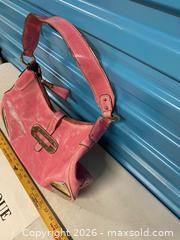 MaxSold Auction: Guess Pink Shoulder Handbag with Metal Accents - Vancouver (British Columbia, Canada) SELLER MANAGED Reseller Online Auction - East 7th Avenue (STORAGE)