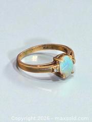 MaxSold Auction: 10k Gold Opal and Diamond Ring - Esquimalt (British Columbia, Canada) PARTNER MANAGED Reseller Online Auction -  Lampson Street