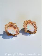 MaxSold Auction: 10k Gold Opal Stud Earrings - Esquimalt (British Columbia, Canada) PARTNER MANAGED Reseller Online Auction -  Lampson Street