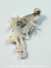 MaxSold Auction: 10k Rose Gold and .900 Silver Bird of Paradise Brooch - Esquimalt (British Columbia, Canada) PARTNER MANAGED Reseller Online Auction -  Lampson Street