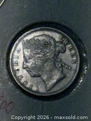 MaxSold Auction: .800 Silver 1895 Straits Settlements 10-cent Coin - Esquimalt (British Columbia, Canada) PARTNER MANAGED Reseller Online Auction -  Lampson Street