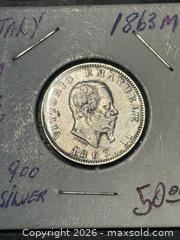 MaxSold Auction: .900 Silver Italian Coins - Esquimalt (British Columbia, Canada) PARTNER MANAGED Reseller Online Auction -  Lampson Street