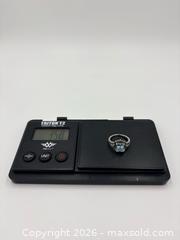 MaxSold Auction: 925 Sterling Silver Topaz Ring Size 7.5 3.58g - Esquimalt (British Columbia, Canada) PARTNER MANAGED Reseller Online Auction -  Lampson Street