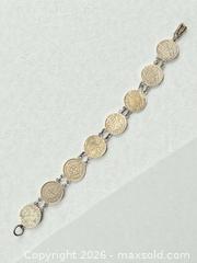 MaxSold Auction: British Silver Coin Bracelet - Esquimalt (British Columbia, Canada) PARTNER MANAGED Reseller Online Auction -  Lampson Street