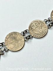MaxSold Auction: British Silver Coin Bracelet - Esquimalt (British Columbia, Canada) PARTNER MANAGED Reseller Online Auction -  Lampson Street