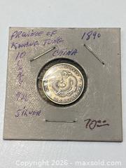 MaxSold Auction: China Kwangtung Province 10-cent Silver Coin - Esquimalt (British Columbia, Canada) PARTNER MANAGED Reseller Online Auction -  Lampson Street