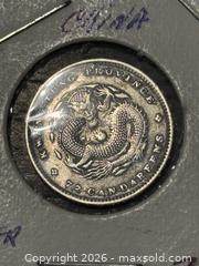MaxSold Auction: China Kwangtung Province 10-cent Silver Coin - Esquimalt (British Columbia, Canada) PARTNER MANAGED Reseller Online Auction -  Lampson Street